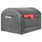 Architectural Mailboxes Mailbox, Pewter, Post Mount, Extra Large 950020P-10 - alternate 1